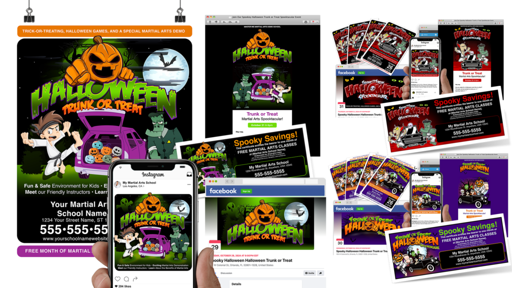 Spooky Halloween Trunk or Treat - Atlas Martial Arts Software